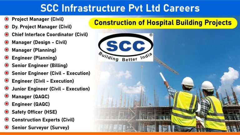 SCC Infrastructure Pvt Ltd Careers