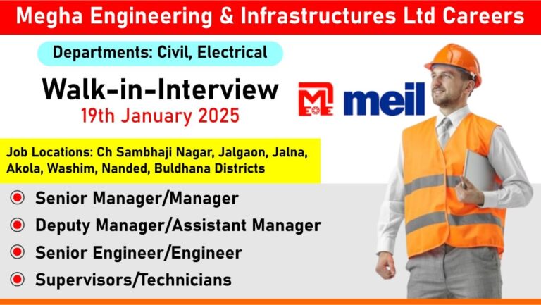 Megha Engineering & Infrastructures Ltd Careers