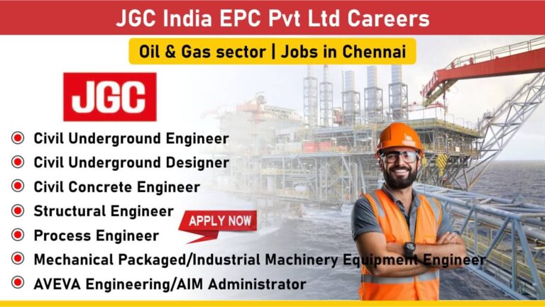 JGC India EPC Pvt Ltd Careers