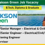 Jakson Green Job Vacancy