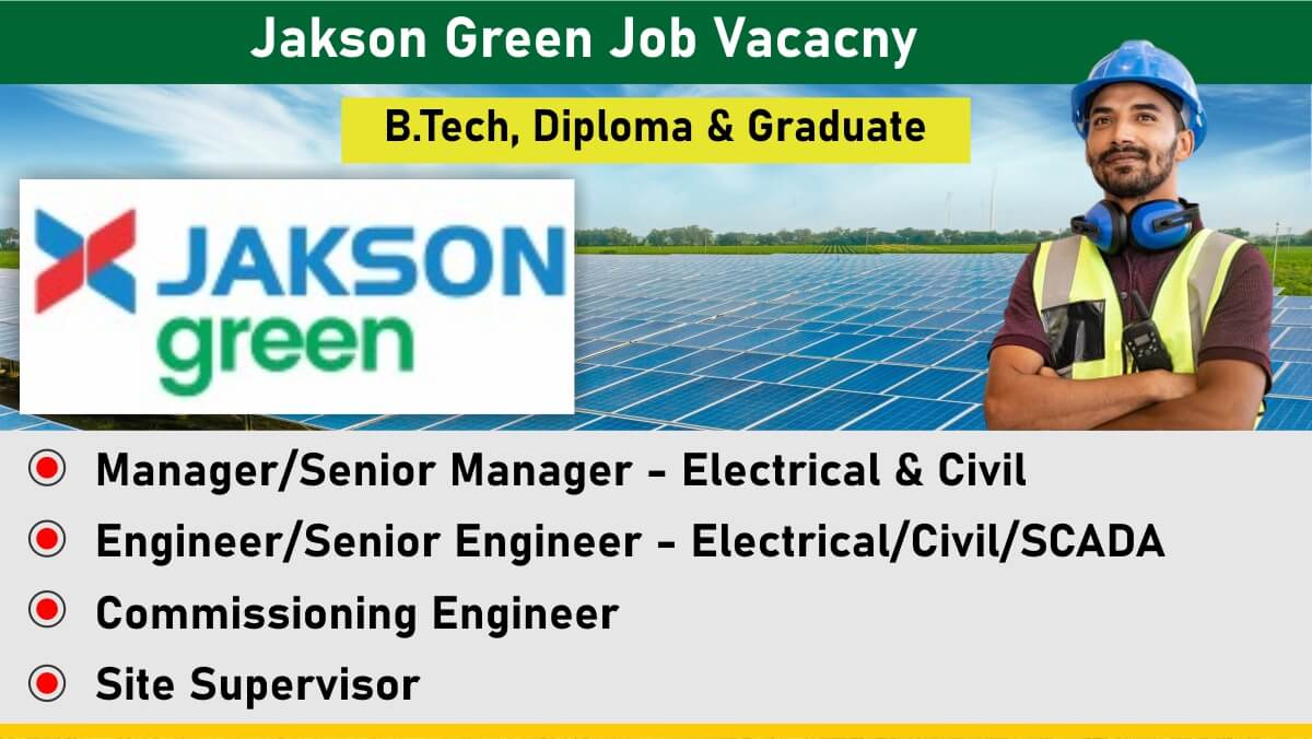 Jakson Green Job Vacancy