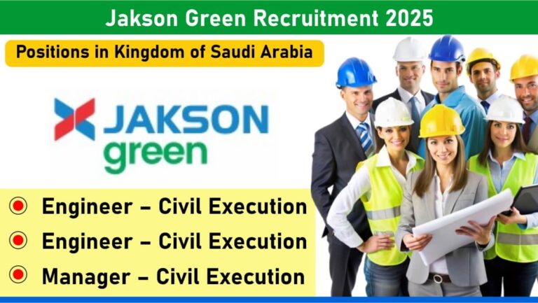 Jakson Green Recruitment 2025