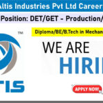 Altis Industries Pvt Ltd Careers