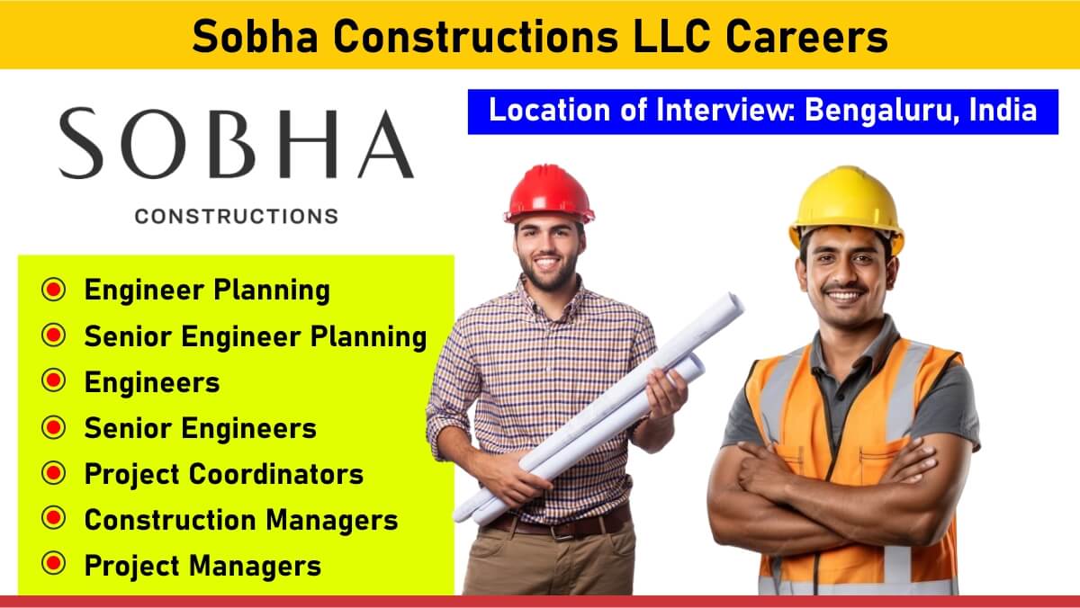 Sobha Constructions LLC Careers