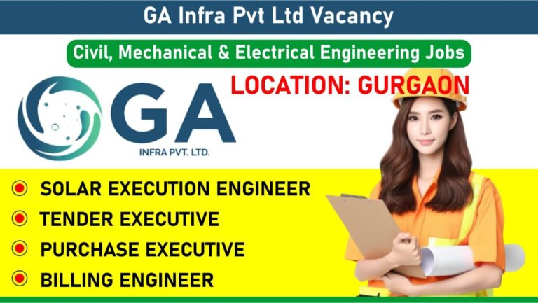 GA Infra Pvt Ltd Vacancy