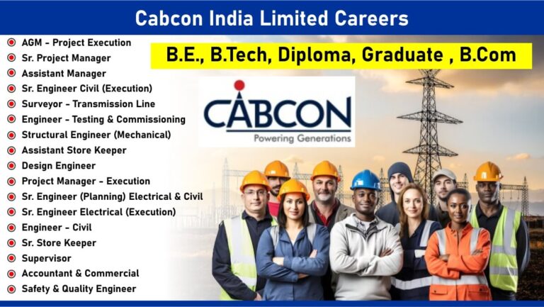 Cabcon India Limited Careers