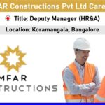 MFAR Constructions Pvt Ltd Careers