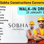 Sobha Constructions Job Vacancy