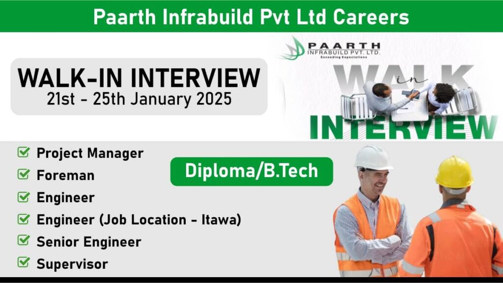 Paarth Infrabuild Pvt Ltd Careers