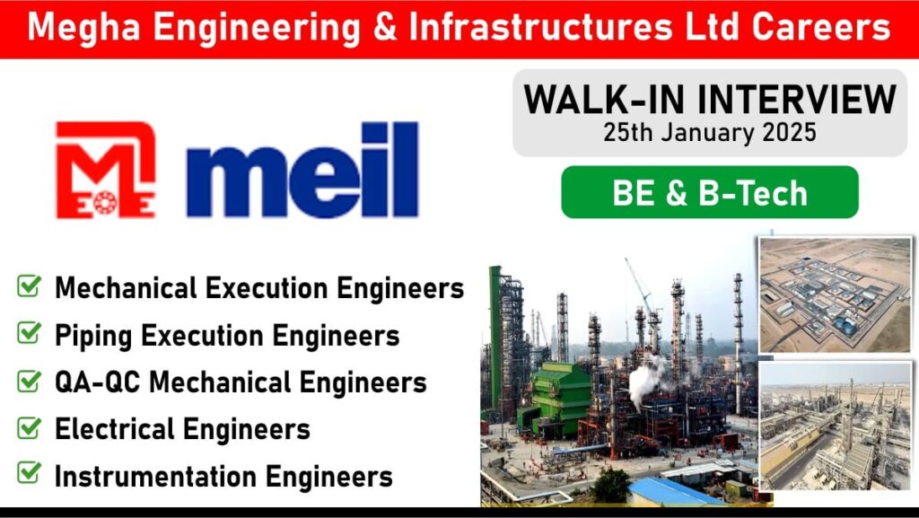 Megha Engineering & Infrastructures Ltd Careers