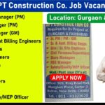 APT Construction Co. Job Vacancy