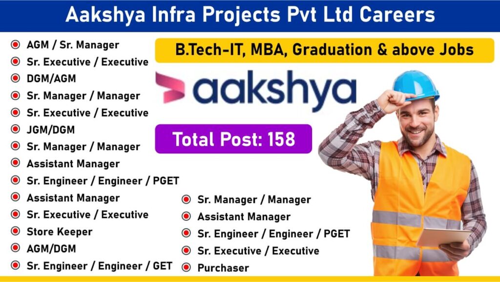 Aakshya Infra Projects Pvt Ltd Careers