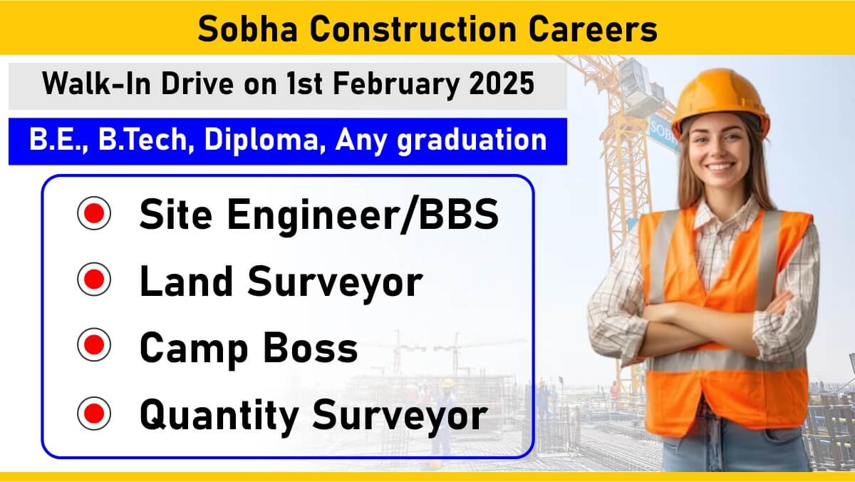 Sobha Construction Careers