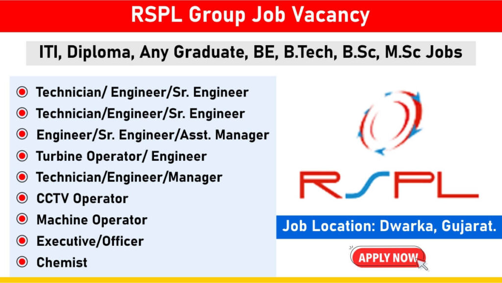 RSPL Group Job Vacancy