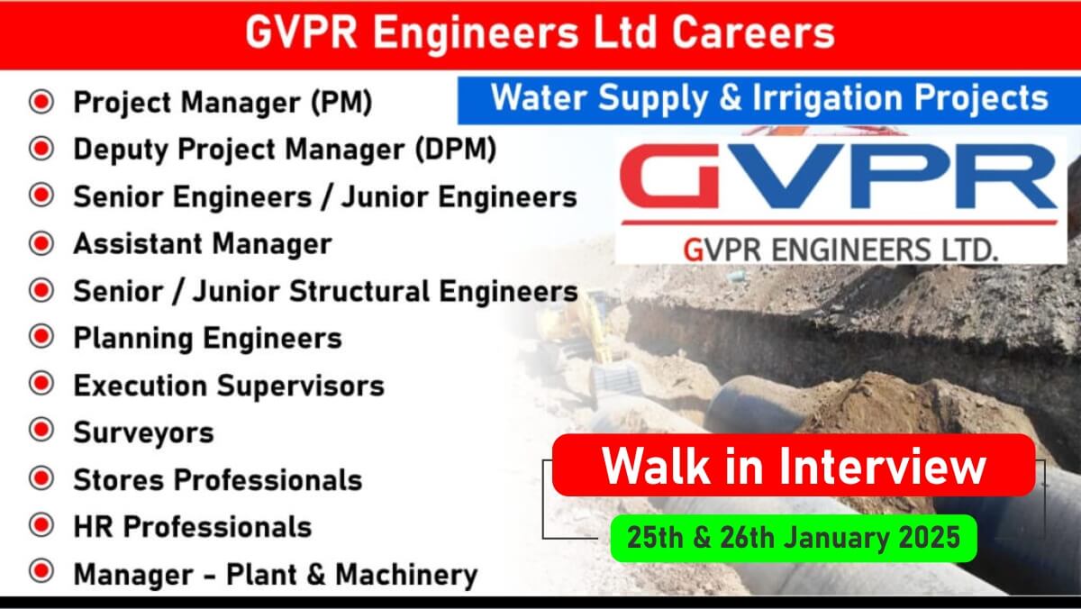 GVPR Engineers Ltd Careers