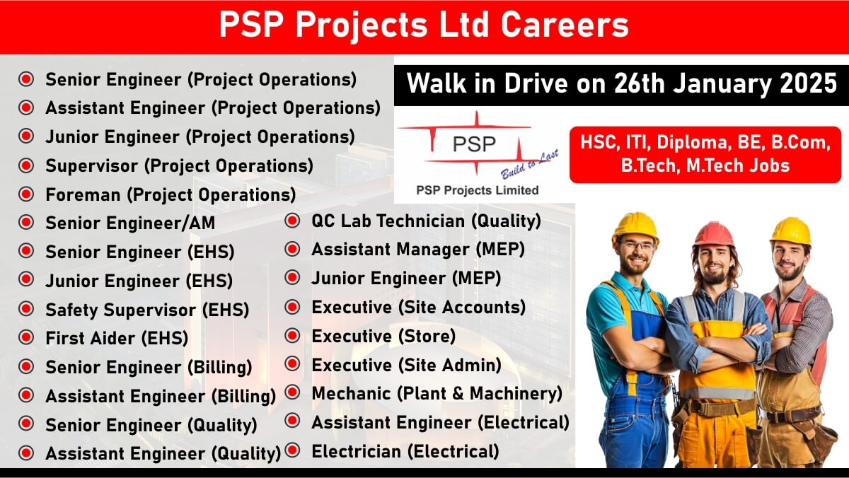 PSP Projects Ltd Careers