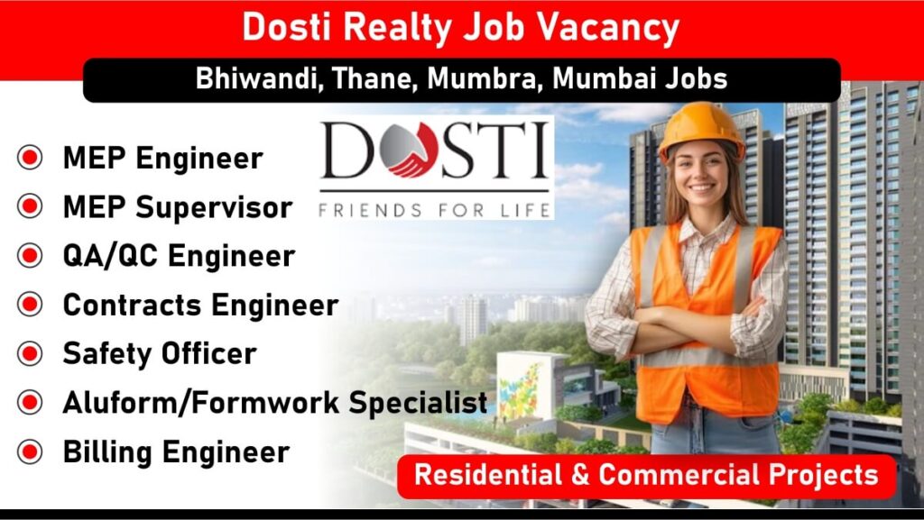 Dosti Realty Job Vacancy