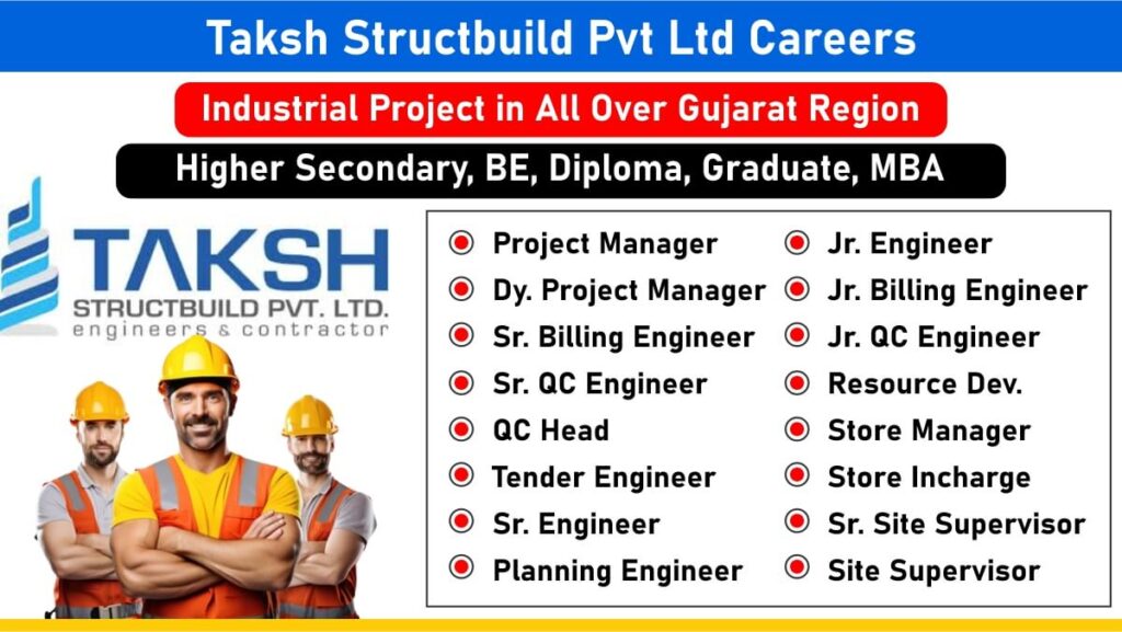 Taksh Structbuild Pvt Ltd Careers