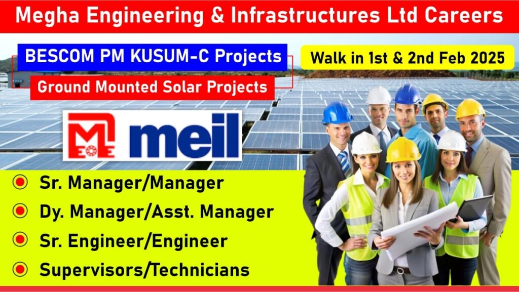 Megha Engineering & Infrastructures Ltd Careers