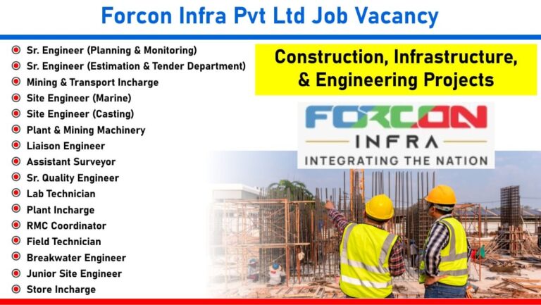 Forcon Infra Pvt Ltd Job Vacancy