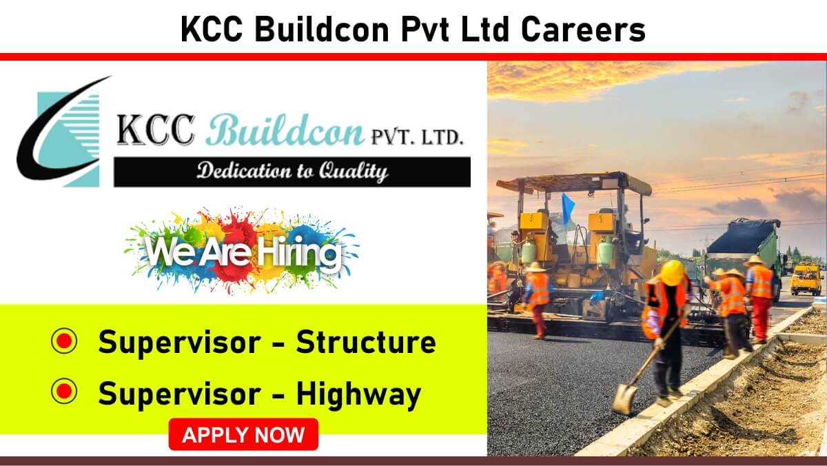 KCC Buildcon Pvt Ltd Careers