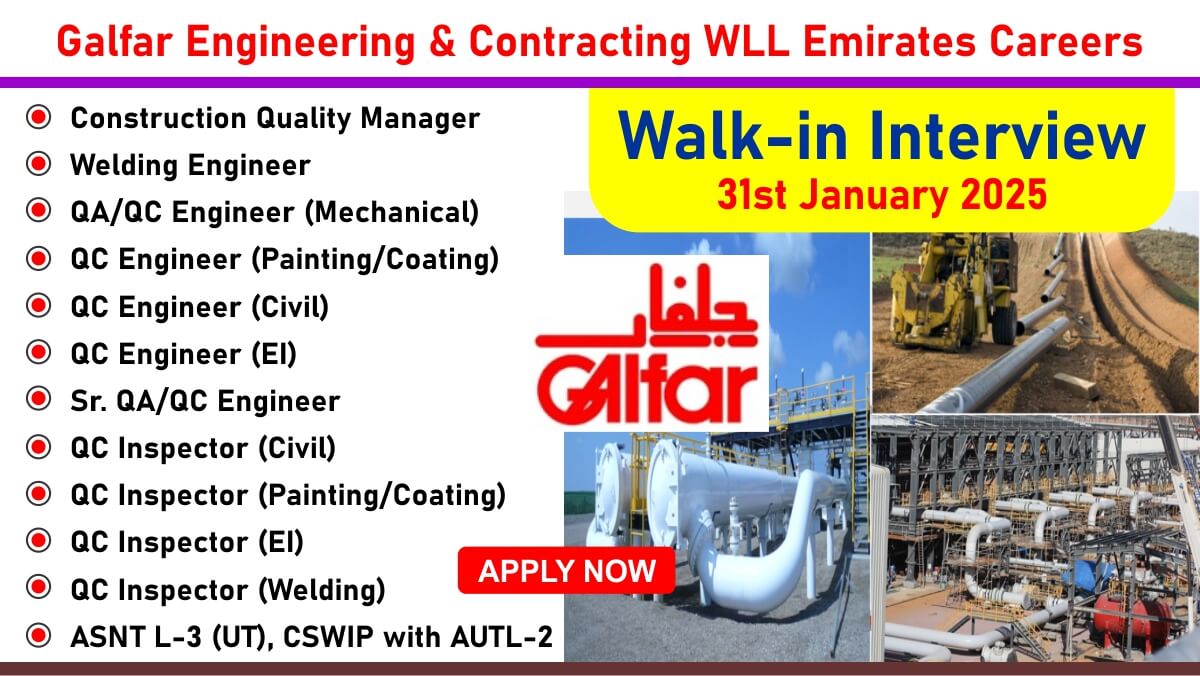 Galfar Engineering & Contracting WLL Emirates Careers