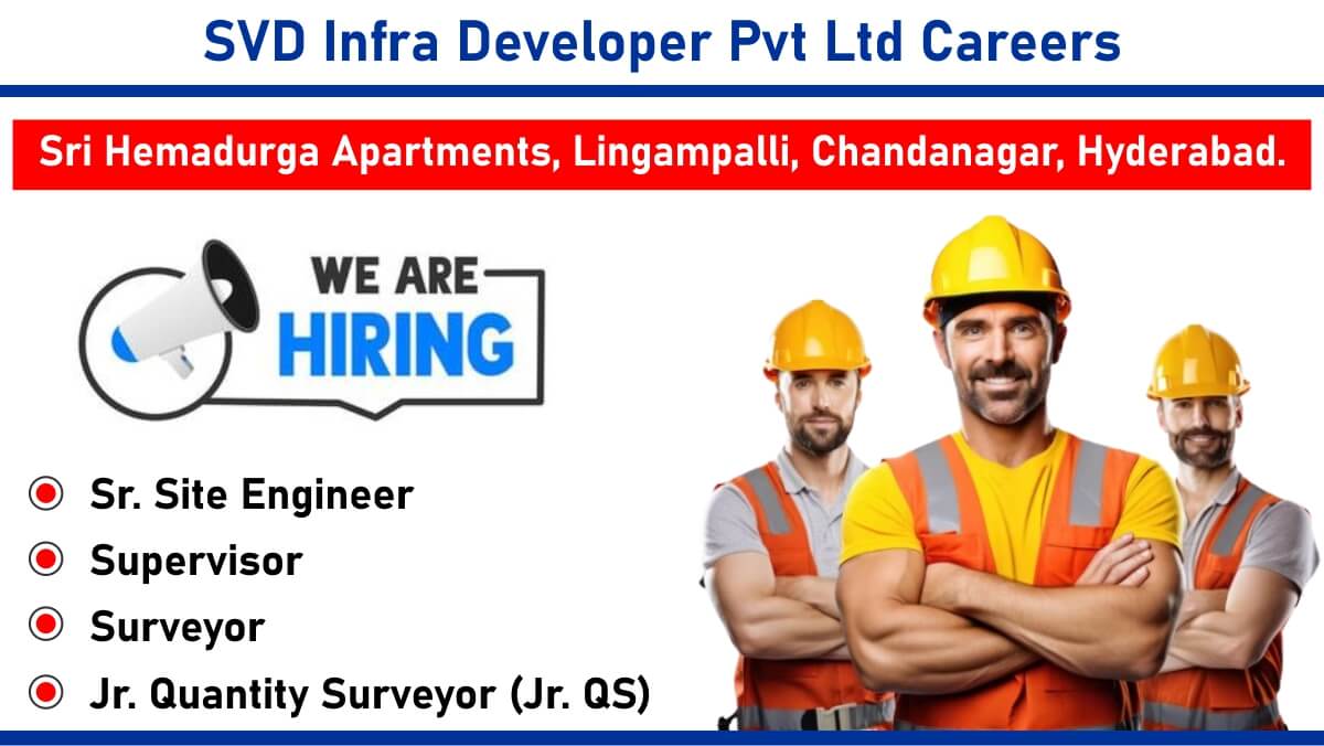 SVD Infra Developer Pvt Ltd Careers