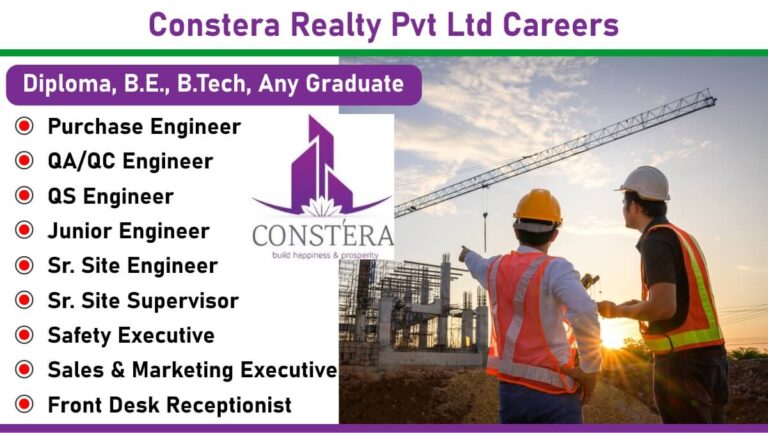 Constera Realty Pvt Ltd Careers