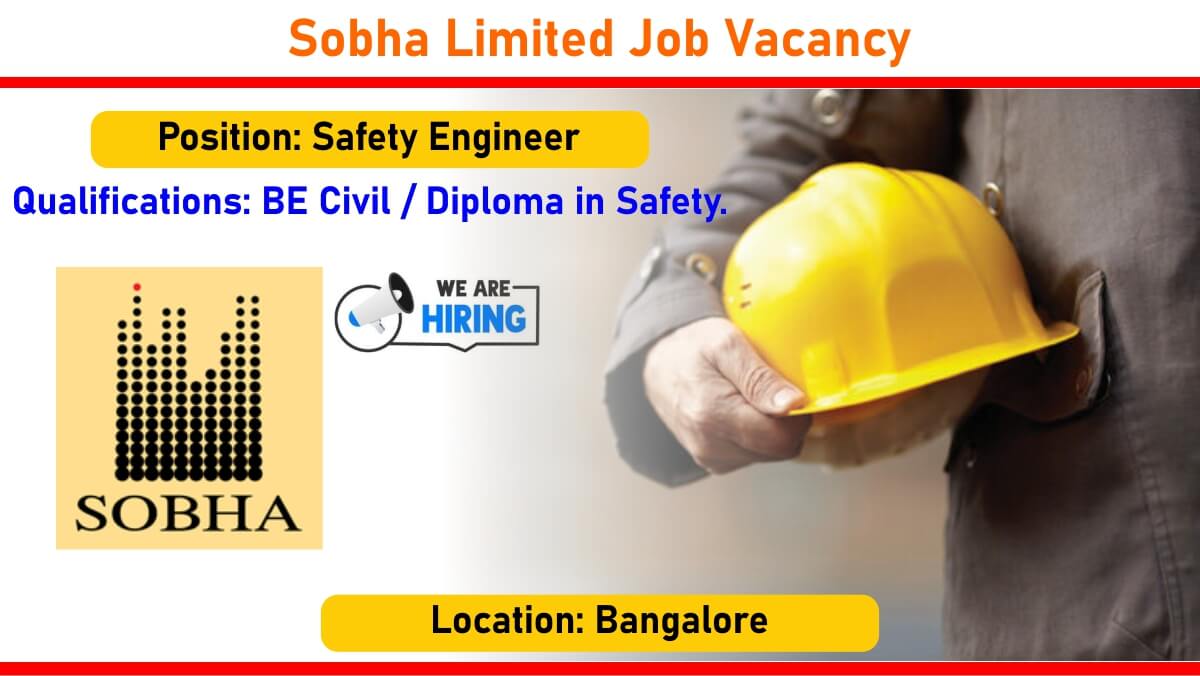 Sobha Limited Job Vacancy