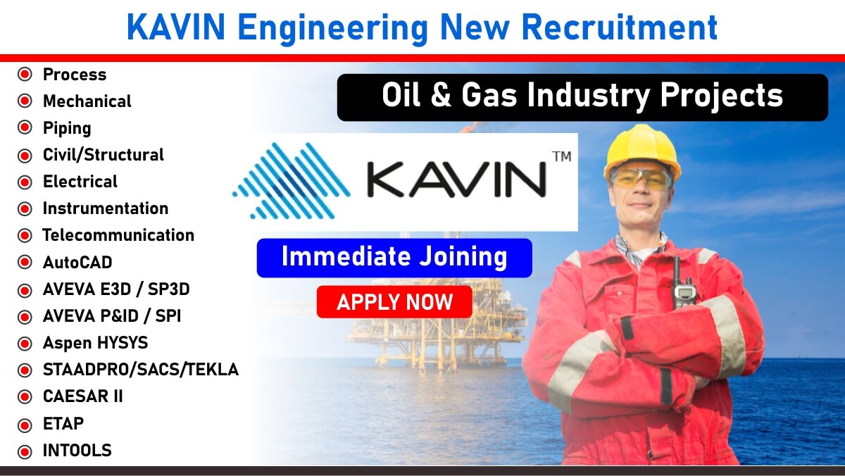 KAVIN Engineering New Recruitment