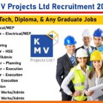 KMV Projects Ltd New Job Vacancy