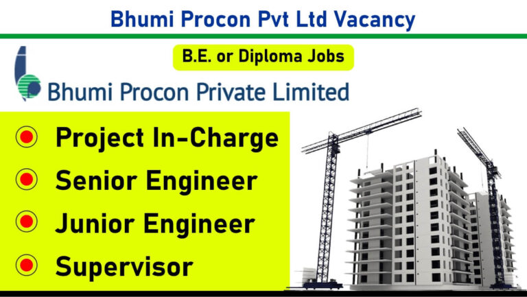 Bhumi Procon Pvt Ltd Vacancy