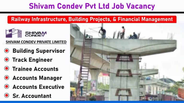 Shivam Condev Pvt Ltd Job Vacancy