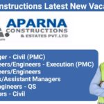 Aparna Constructions Latest New Vacancy 2025 | For PMC & Construction roles in Hyderabad.