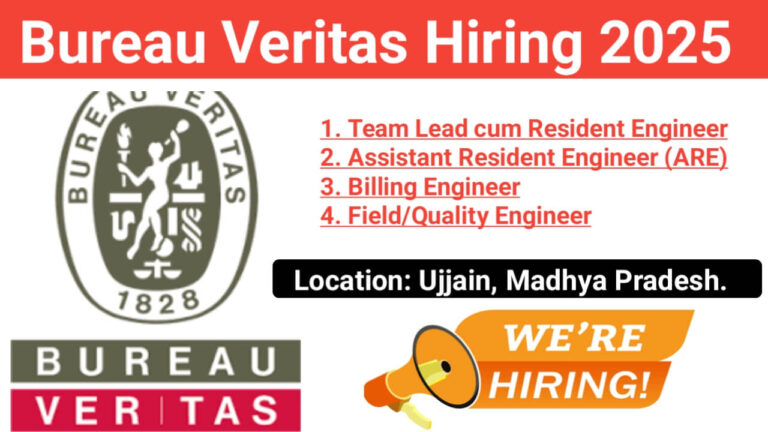 Bureau Veritas Recruitment 2025 | Job Location: Ujjain (Madhya Pradesh)