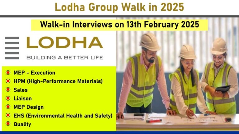 Lodha Group Walk in 2025