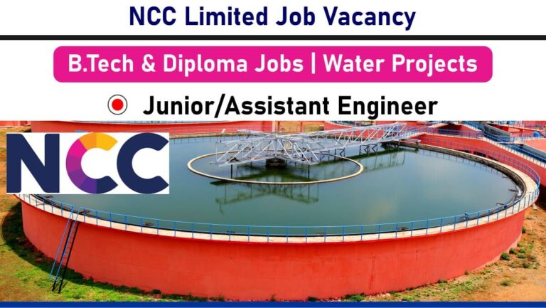 NCC Limited Job Vacancy