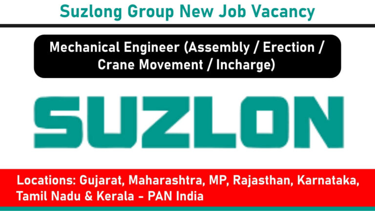 Suzlong Group New Job Vacancy