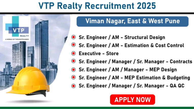 VTP Realty Recruitment 2025