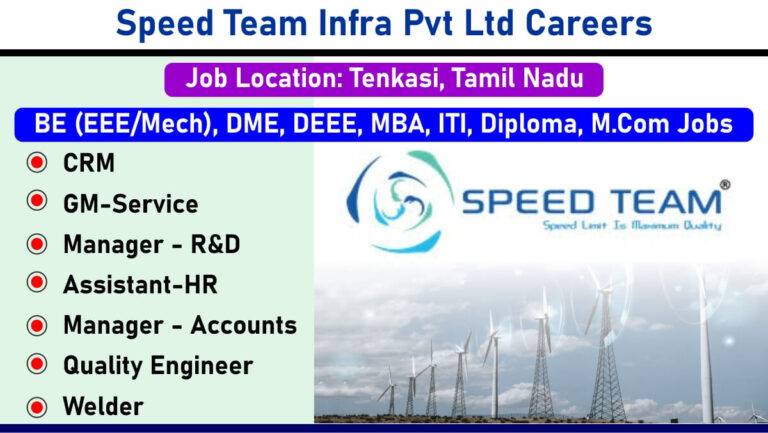 Speed Team Infra Pvt Ltd Careers