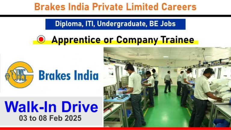 Brakes India Private Limited Careers