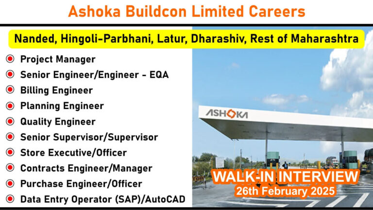 Ashoka Buildcon Limited Careers