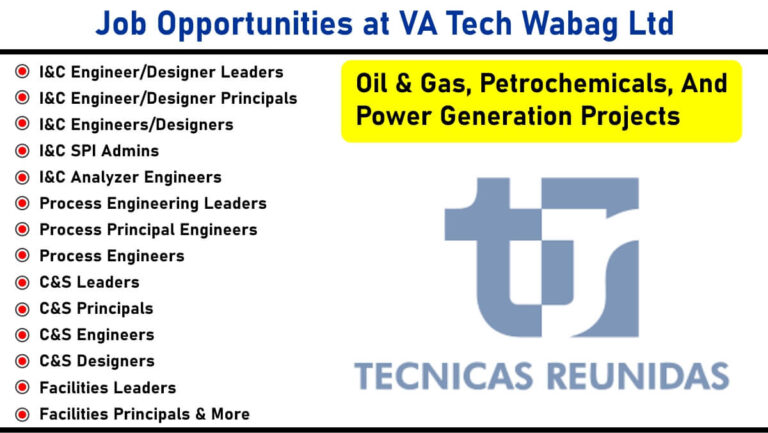 Tecnicas Reunidas New Job Vacancy