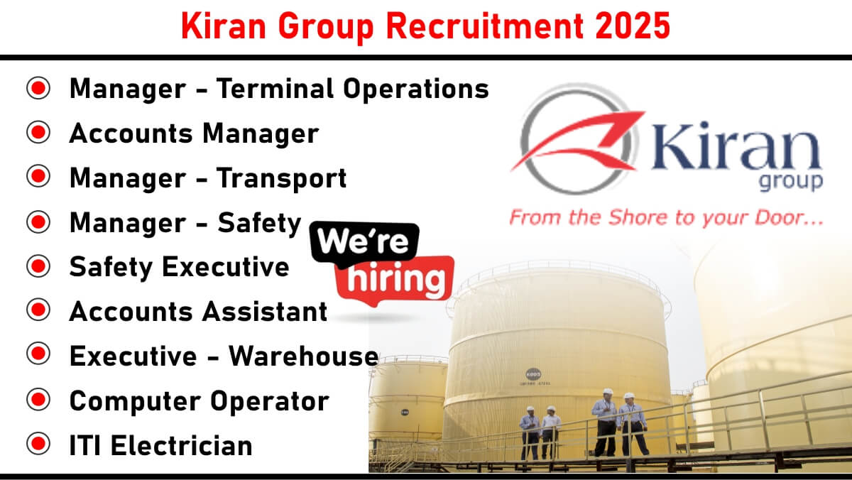 Kiran Group Recruitment 2025