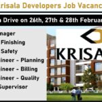 Krisala Developers Job Vacancy