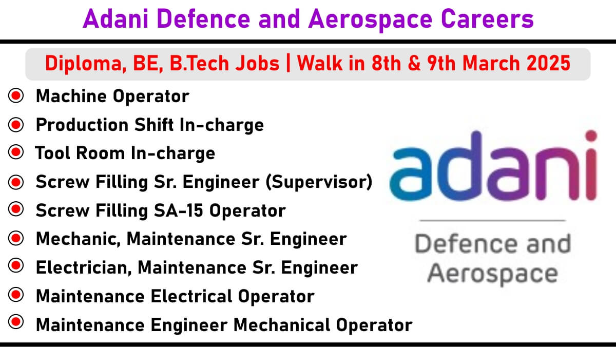 Adani Defence and Aerospace Careers