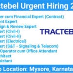 Tractebel Recruitment 2025 | For rail infrastructure, design, and project execution