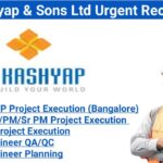 BL Kashyap & Sons Ltd Urgent Hiring 2025 | For high-rise commercial building projects