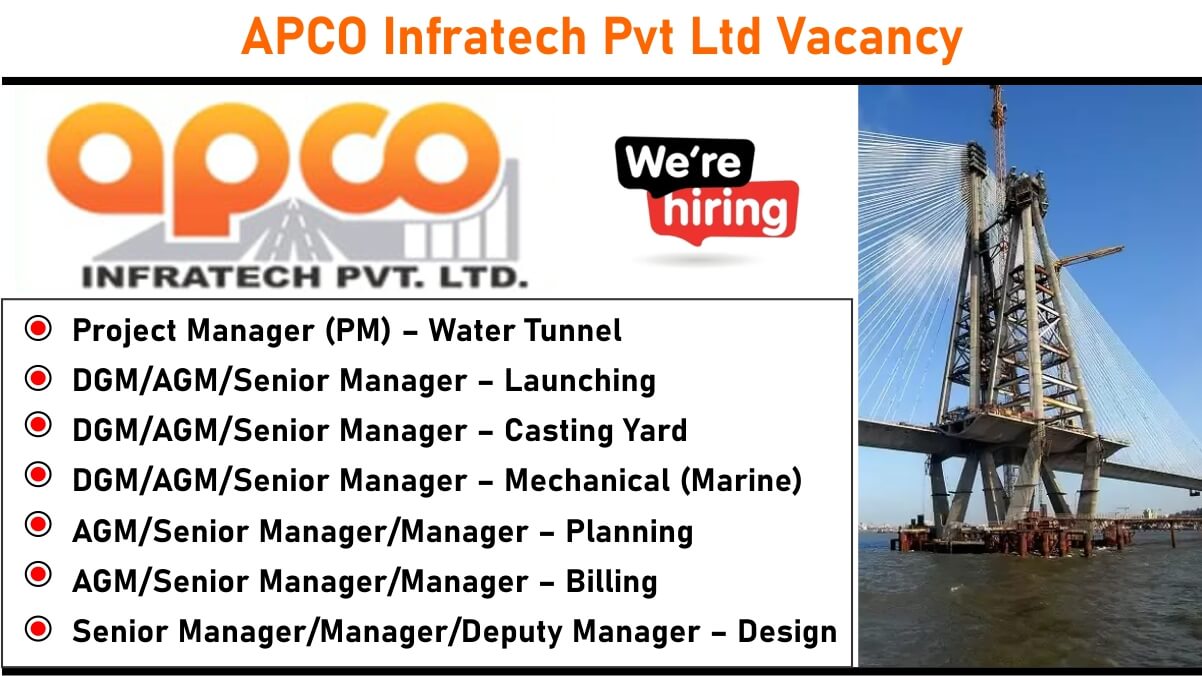 APCO Infratech Pvt Ltd Vacancy