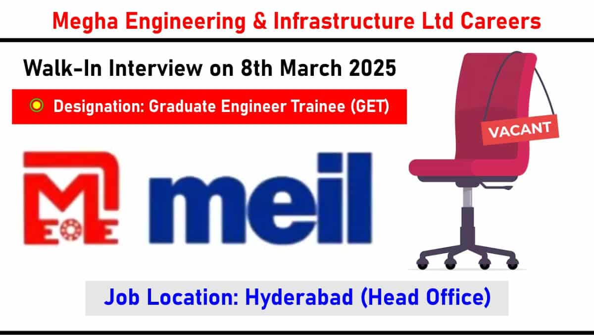 Megha Engineering & Infrastructure Ltd Careers